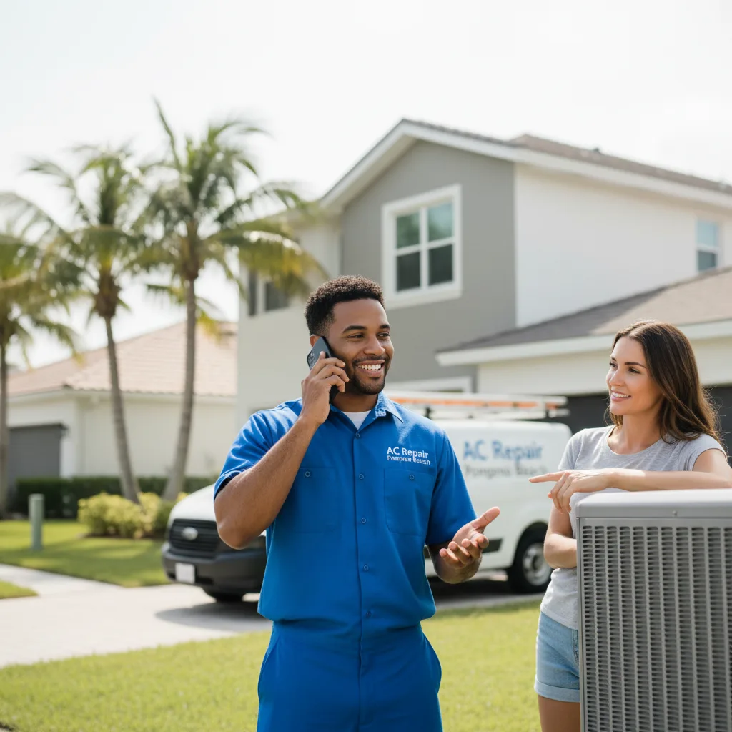 AC Repair Pompano Beach customer support in Paradis
